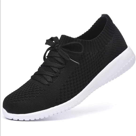 Shoes - Slip-on Lace Up Running Shoes Lightweight Mesh Sneaker